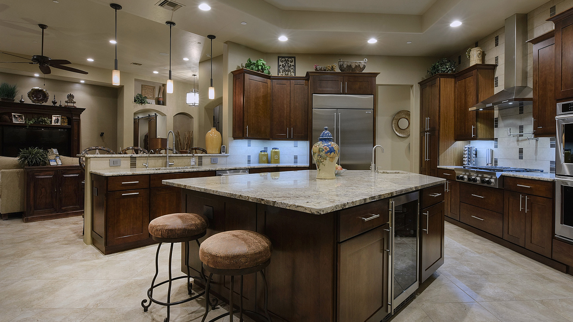 A Personalized Kitchen in a Custom Home