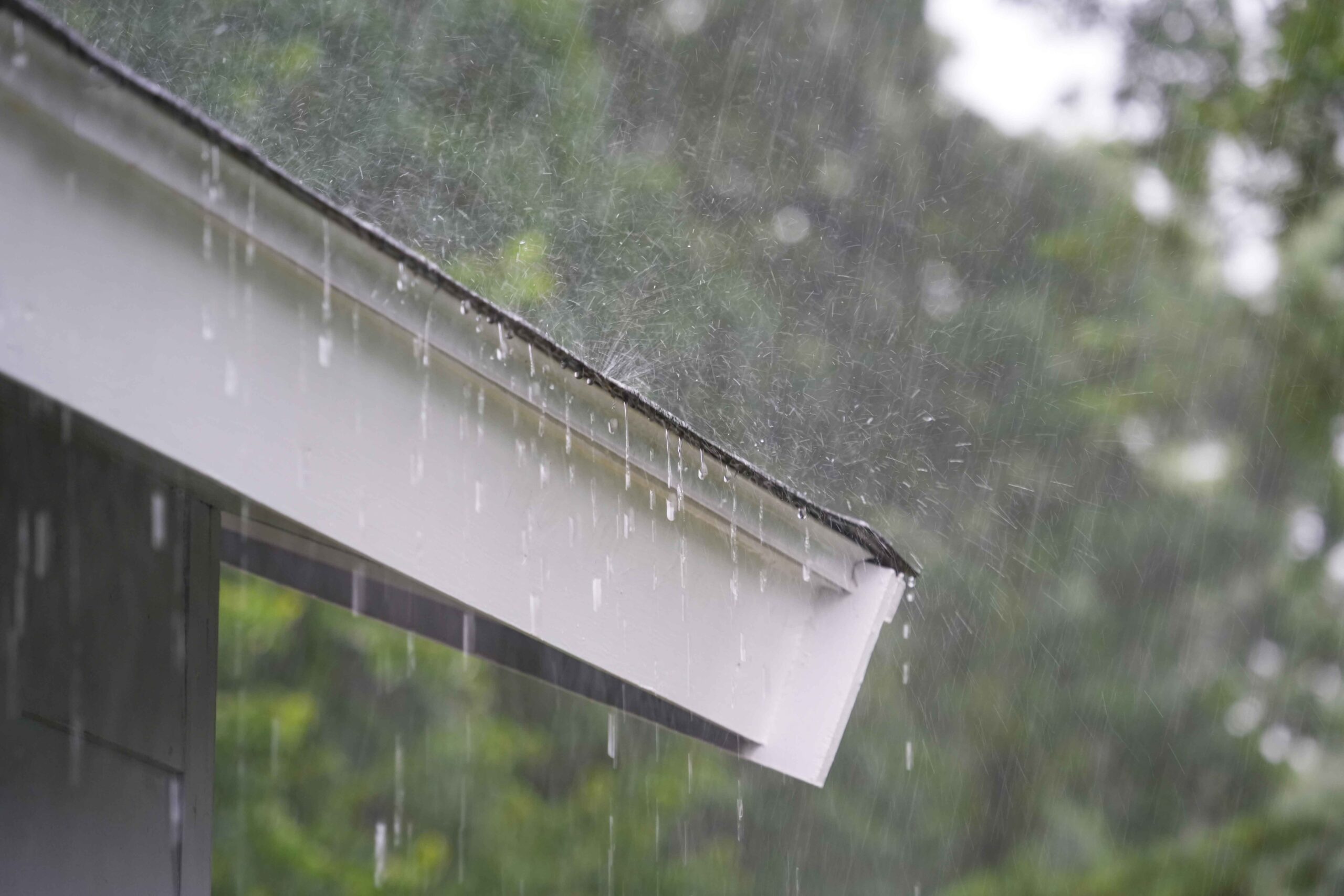 extreme weather on a roof top